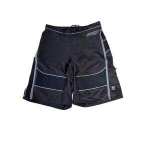 Jetpilot Men's Black Amphibian Hybrid Boardshorts Size 30